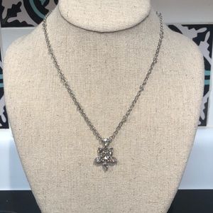 Brighton Crystal Flower Pendant Necklace